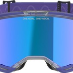 ALPINESTARS GOGGLES Vision 8 Goggle - Corp - Purple - Blue Mirror Lens 5101625-3116