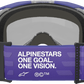 ALPINESTARS GOGGLES Vision 8 Goggle - Corp - Purple - Blue Mirror Lens 5101625-3116