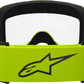 ALPINESTARS GOGGLES Vision 3 Goggle - Wordmark - Yellow - Clear Lens 5103325-5038