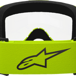 ALPINESTARS GOGGLES Vision 3 Goggle - Wordmark - Yellow - Clear Lens 5103325-5038