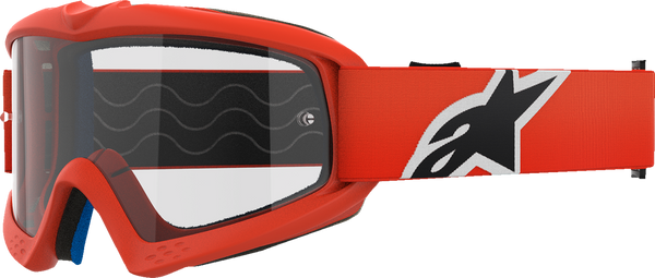 Alpinestars GOGGLES Youth Vision Goggle - Corp - Orange - Clear Lens 5140125-430
