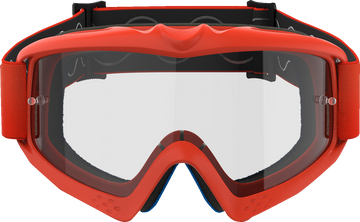ALPINESTARS GOGGLES Youth Vision Goggle - Corp - Orange - Clear Lens 5140125-430
