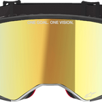 ALPINESTARS GOGGLES Supertech Vision Goggle - Vista - Black - Gold Mirror Lens 5100226-1581