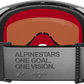 ALPINESTARS GOGGLES Supertech Vision Goggle - Vista - Black - Gold Mirror Lens 5100226-1581