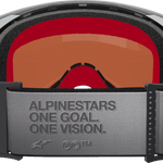 ALPINESTARS GOGGLES Supertech Vision Goggle - Vista - Black - Gold Mirror Lens 5100226-1581