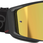 ALPINESTARS GOGGLES Supertech Vision Goggle - Vista - Black - Gold Mirror Lens 5100226-1581