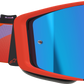 ALPINESTARS GOGGLES Supertech Vision Goggle - Corp - Hot Coral Purple - Blue Mirror Lens 5100326-414