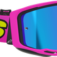 ALPINESTARS GOGGLES Vision 8 Goggle - Vista - Pink Fluo/Yellow Fluo - Blue Mirror Lens 5100426-3159