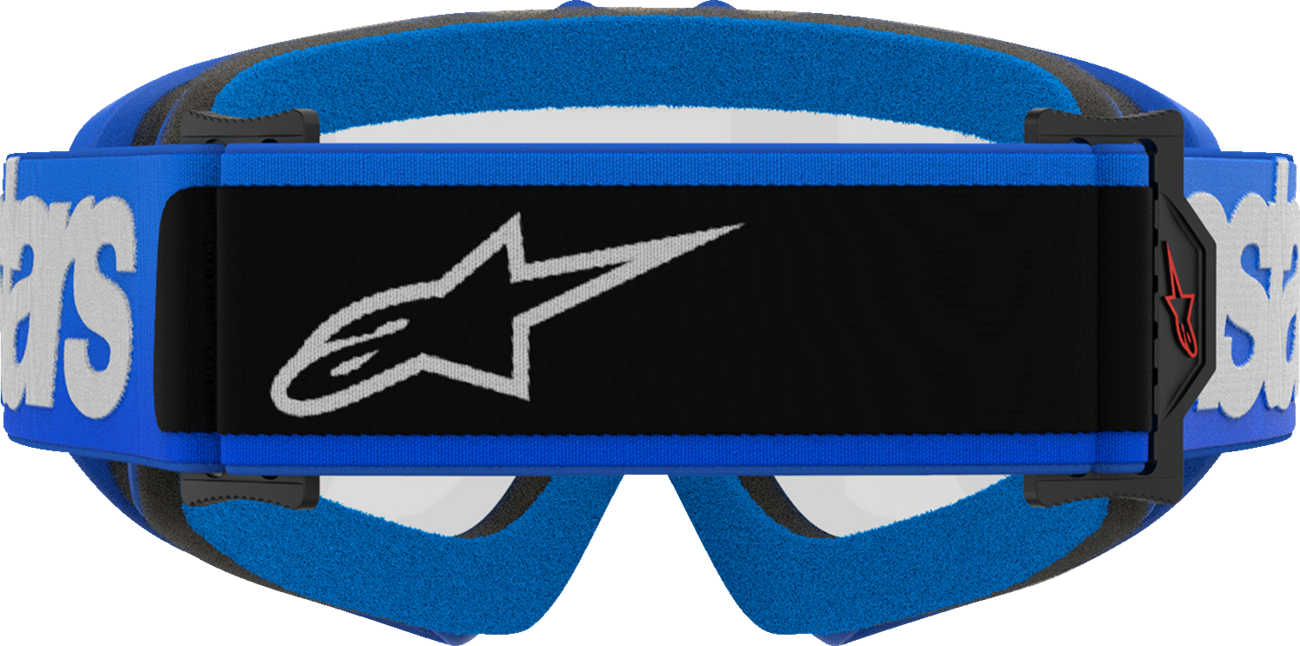 ALPINESTARS GOGGLES Youth Vision Goggle - Blaze - Blue - Clear Lens 5140325-7189