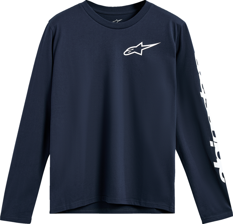 ALPINESTARS Trackside Long-Sleeve CSF T-Shirt - Navy - XL 1235-74100-70-XL
