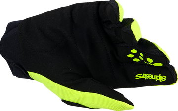 ALPINESTARS Youth Full Bore V2 Gloves - Fluo Yellow/Black - 3XS 3540226-551-3XS