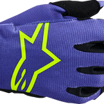 ALPINESTARS Youth Radar Gloves - Purple/Fluo Yellow - 2XS 3541824-3175-2XS