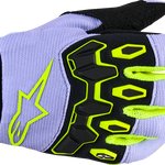 ALPINESTARS Youth Full Bore V2 Gloves - Purple/Fluo Yellow - 3XS 3540226-3175-3XS