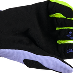 ALPINESTARS Youth Full Bore V2 Gloves - Purple/Fluo Yellow - Large 3540226-3175-L