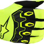 ALPINESTARS Youth Full Bore V2 Gloves - Fluo Yellow/Black - Large 3540226-551-L