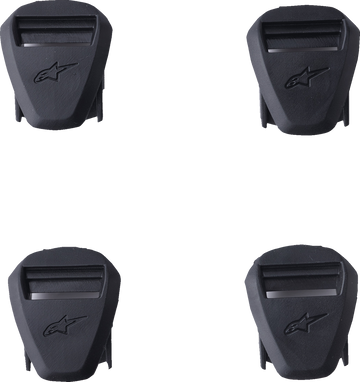ALPINESTARS Strap Lock Set Replacement - Tech 7 - Black 25CCT25-10-TU