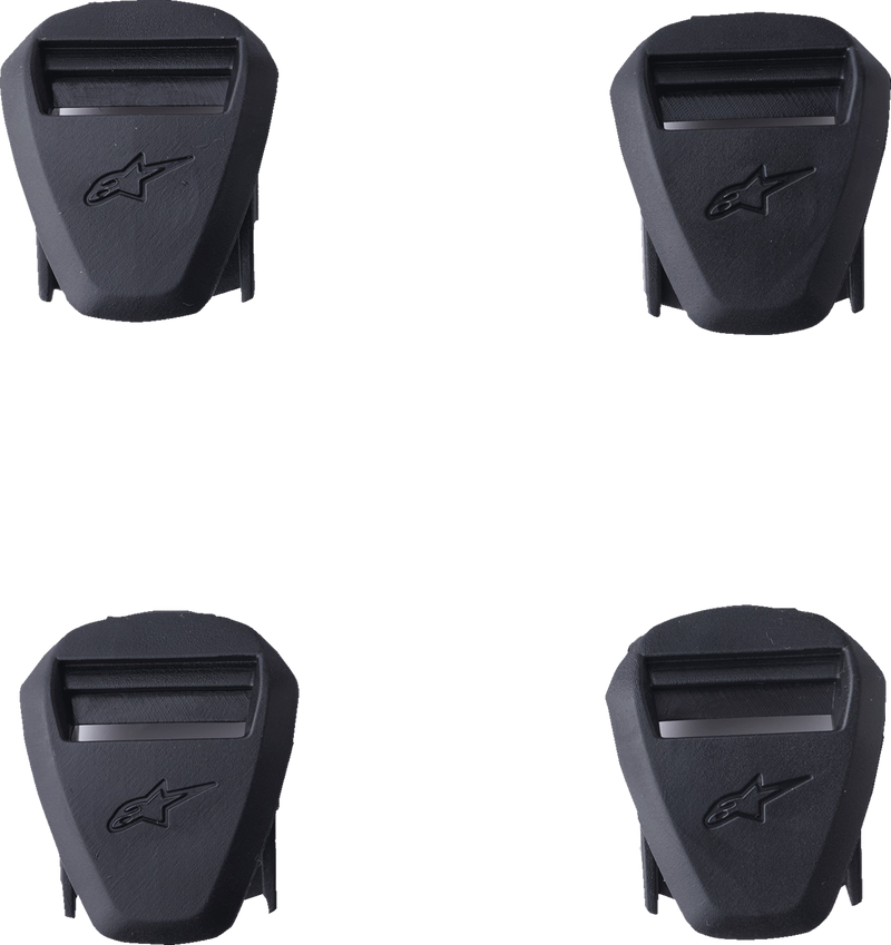 ALPINESTARS Strap Lock Set Replacement - Tech 7 - Black 25CCT25-10-TU