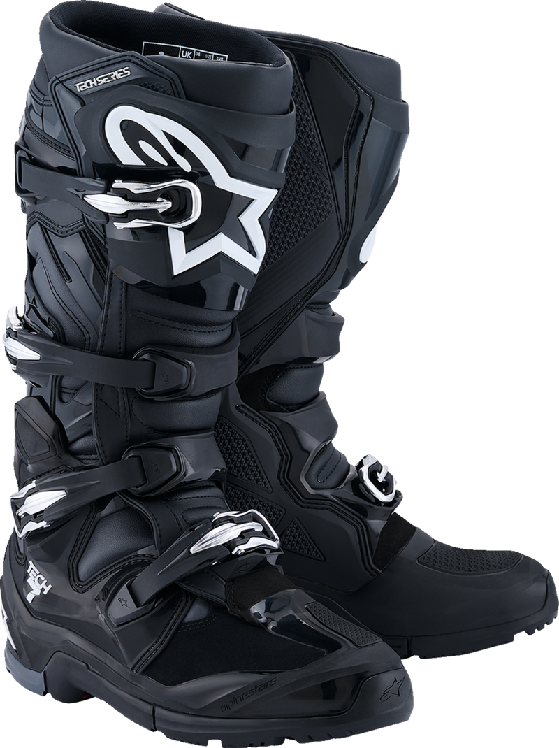 ALPINESTARS Tech 7 Enduro Boots - Black/Anthracite/White - US 10 2010426-140-10