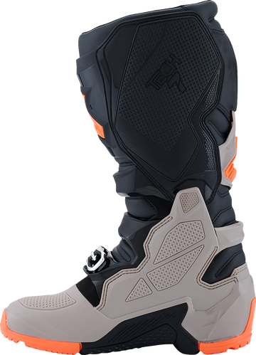 ALPINESTARS Tech 7 Enduro Boots - Black/Warm Gray/Fluorescent Orange - US 9 2010426-1562-9