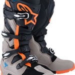 ALPINESTARS Tech 7 Enduro Boots - Black/Warm Gray/Fluorescent Orange - US 12 2010426-1562-12