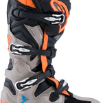 ALPINESTARS Tech 7 Enduro Boots - Black/Warm Gray/Fluorescent Orange - US 11 2010426-1562-11