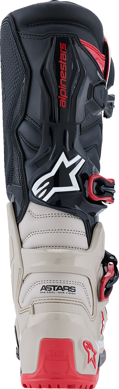 ALPINESTARS Tech 7 Enduro Boots - Black/Light Gray/Bright Red - US 8 2010426-1903-8