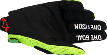 ALPINESTARS Radar Pro Gloves - Green/Fluo Yellow/Fluo Pink - 2XL 3560325-6025-2X