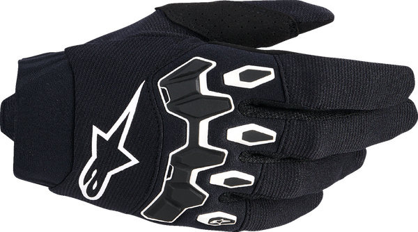 Alpinestars Full Bore V2 Gloves - Black/White - Large 3560426-12-L