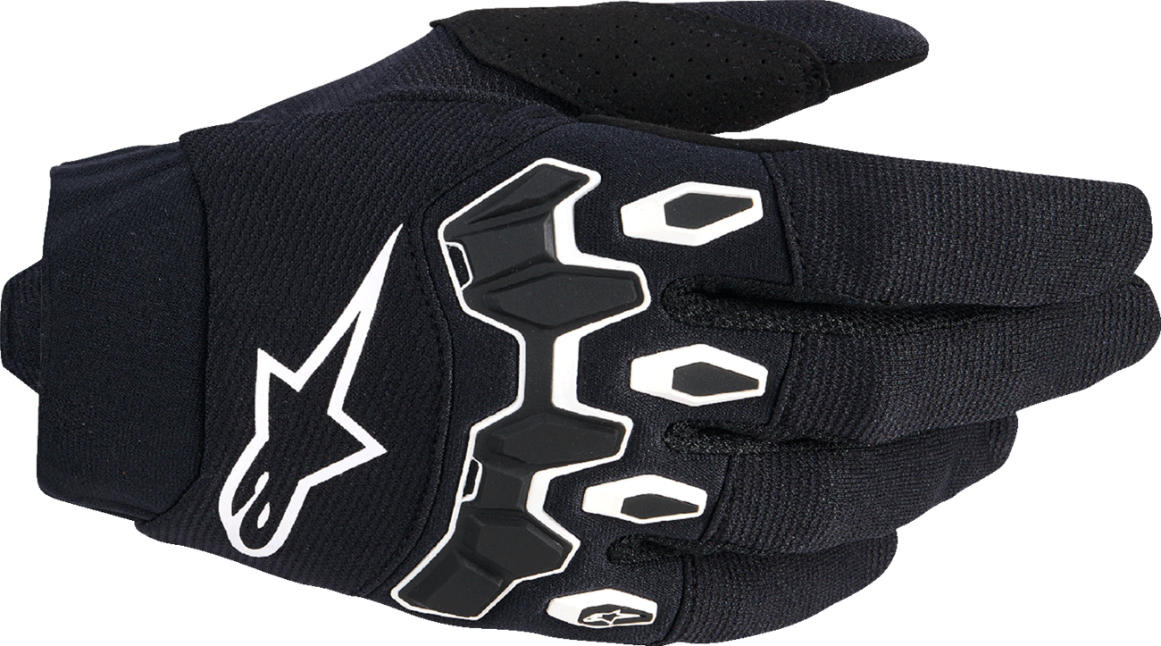 ALPINESTARS Full Bore V2 Gloves - Black/White - 2XL 3560426-12-2X