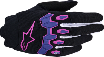 ALPINESTARS Full Bore V2 Gloves - Purple/Black - Medium 3560426-381-M