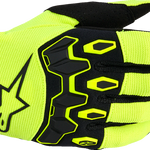 ALPINESTARS Full Bore V2 Gloves - Fluo Yellow/Black - Large 3560426-551-L