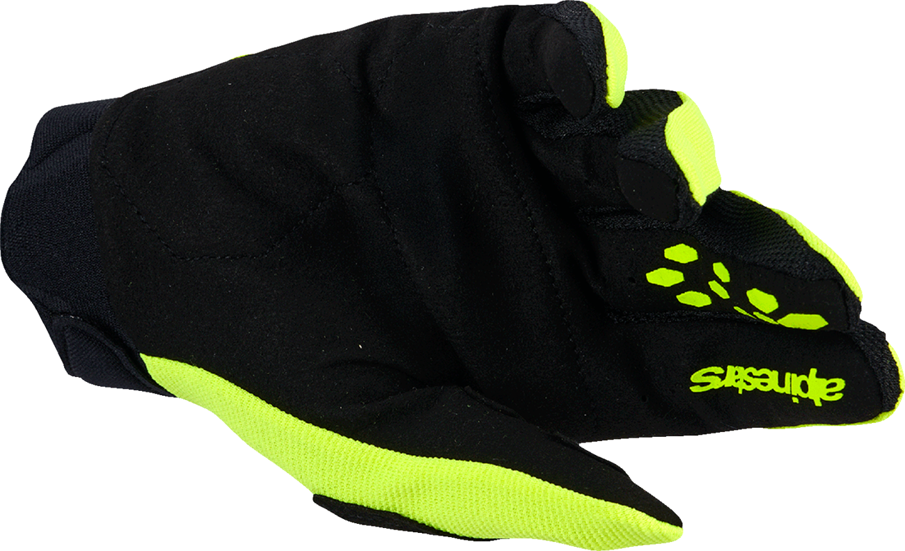 ALPINESTARS Full Bore V2 Gloves - Fluo Yellow/Black - XL 3560426-551-XL