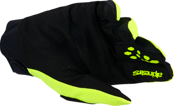 ALPINESTARS Full Bore V2 Gloves - Fluo Yellow/Black - XL 3560426-551-XL