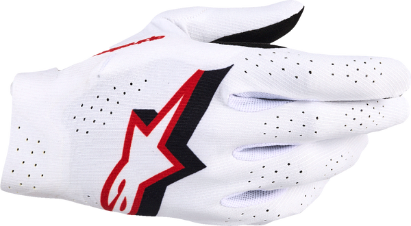 Alpinestars Supertech MX Gloves - White/Black/Fire Red - XL 3560526-2063-XL