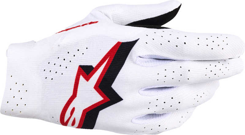 ALPINESTARS Supertech MX Gloves - White/Black/Fire Red - XL 3560526-2063-XL