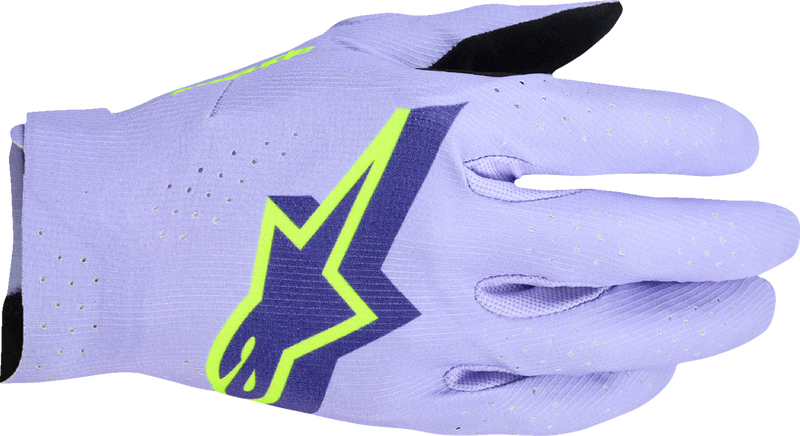 ALPINESTARS Supertech MX Gloves - Lavender/Violet/Fluo Yellow - XL 3560526-3151-XL