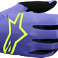 ALPINESTARS Radar Gloves - Purple/Fluo Yellow - Medium 3561824-3175-M