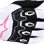 ALPINESTARS Stella Full Bore V2 Gloves - White/Fluo Pink/Black - Medium 3580126-2064-M