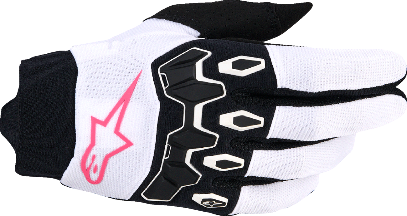ALPINESTARS Stella Full Bore V2 Gloves - White/Fluo Pink/Black - Large GLOVES 4W F BORE V2