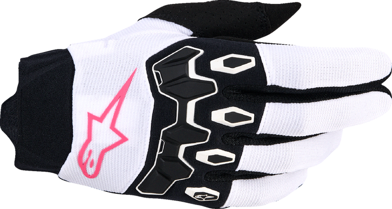ALPINESTARS Stella Full Bore V2 Gloves - White/Fluo Pink/Black - XL 3580126-2064-XL