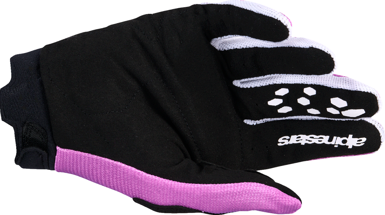 ALPINESTARS Stella Full Bore V2 Gloves - Violet/White/Black - XL 3580126-3149-XL