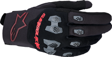 ALPINESTARS Pro-Dura Gloves - Black/Bright Red - 2XL 3560425-1303-2X