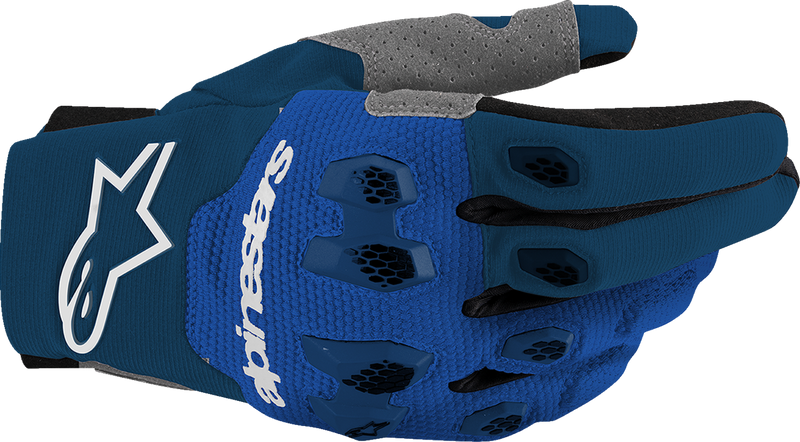 ALPINESTARS Pro-Dura Gloves - Navy/Bright Blue/White - Small 3560425-7174-S