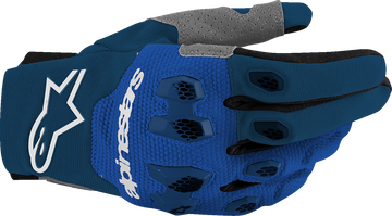 ALPINESTARS Pro-Dura Gloves - Navy/Bright Blue/White - XL 3560425-7174-XL