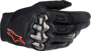 ALPINESTARS Megawatt V2 Gloves - Black/Fluo Red - Medium 3565023-1030-MD
