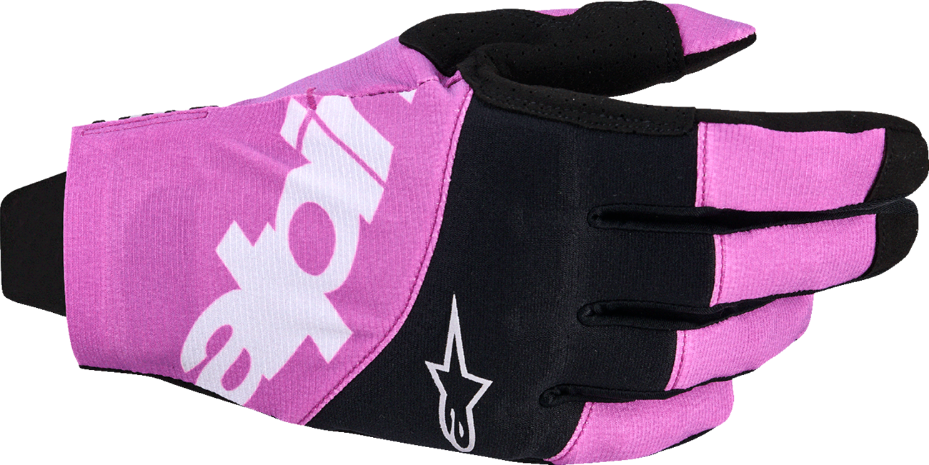 ALPINESTARS Techstar Gloves - Black/Light Gray/Purple - Medium 3560125-1568-M