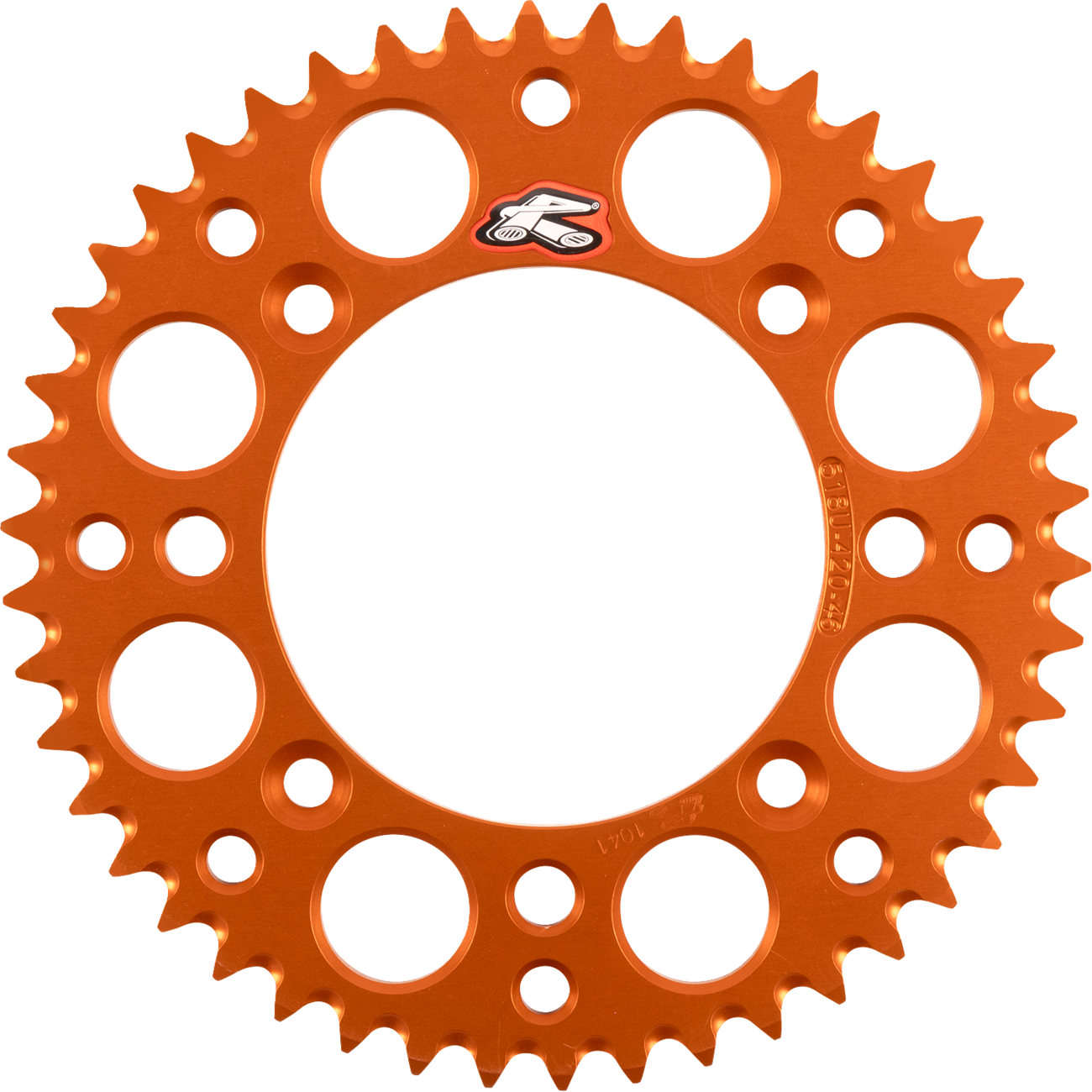 RENTHAL Rear Sprocket - Aluminum - 46 Tooth - Orange - KTM 518U-420-46GPOR
