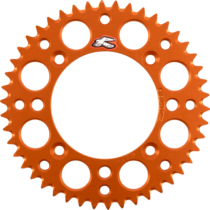 RENTHAL Rear Sprocket - Aluminum - 46 Tooth - Orange - KTM 518U-420-46GPOR