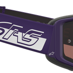 ALPINESTARS GOGGLES Supertech Goggle - Hunta 96 XXV - Purple/White - Silver Mirror Lens 5101226-3168