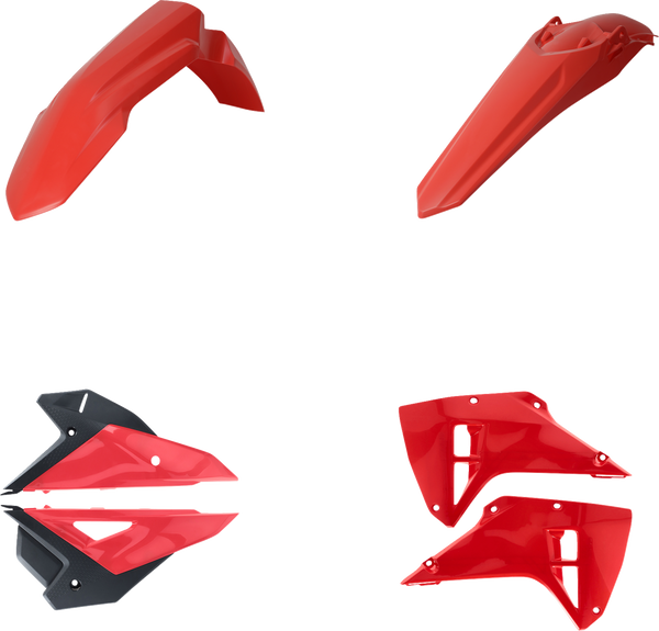 Acerbis Standard Body Kit - '25 OEM Red/Black - Honda - CRF '25 2986758211